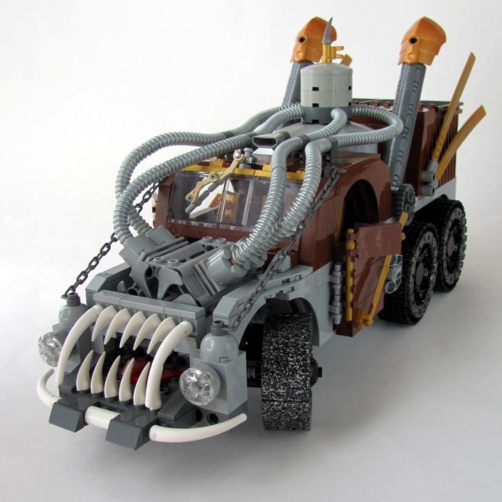 LEGO MOC - Steampunk Machine - Экскалибур: - Отличный цвет! Вставки благородной бронзы сочетаются с отличным тисовым деревом.