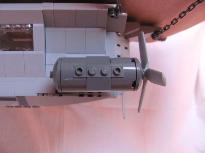 LEGO MOC - Мини-конкурс 'Битва Дирижаблей' - Почтальон: И дажа два Мотора есть у нас!