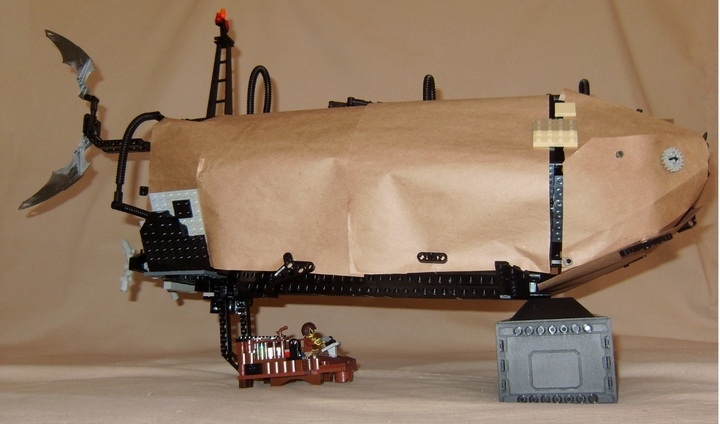 LEGO MOC - Мини-конкурс 'Битва Дирижаблей' - Небесная Акула