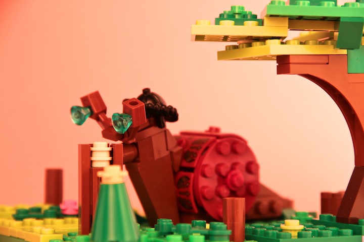 LEGO MOC - 16x16: Animals - Улитка в лесу
