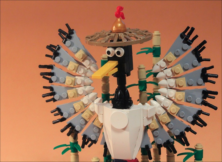 LEGO MOC - 16x16: Animals - Мастер Журавль: Вы можете сковать мое тело, но вы никогда не свяжете мой дух воина!—Crane, Kung Fu Panda 2	  	<br />
<br />
<br />
Спасибо большое за просмотр! 