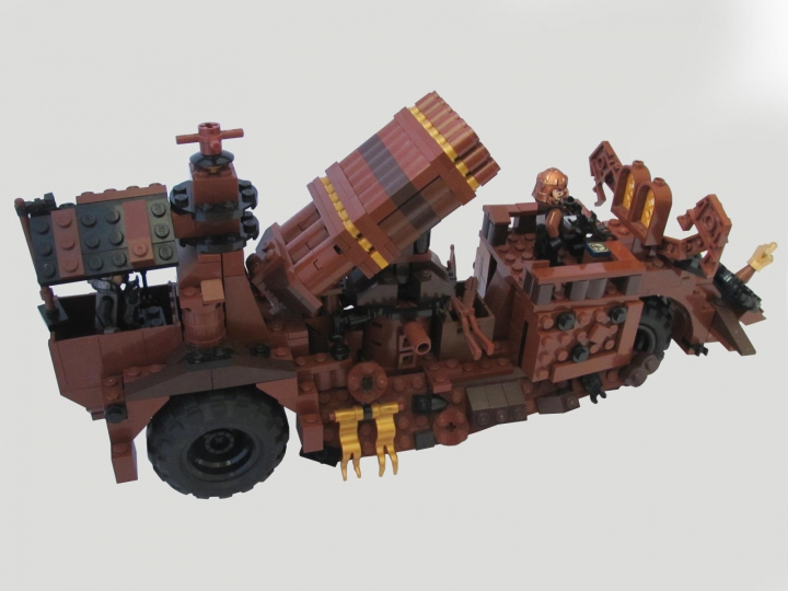 LEGO MOC - Мини-конкурс 'Lego Technic Motorcycles' - Паровой тяжелый военный мотоцикл 'Пурга'