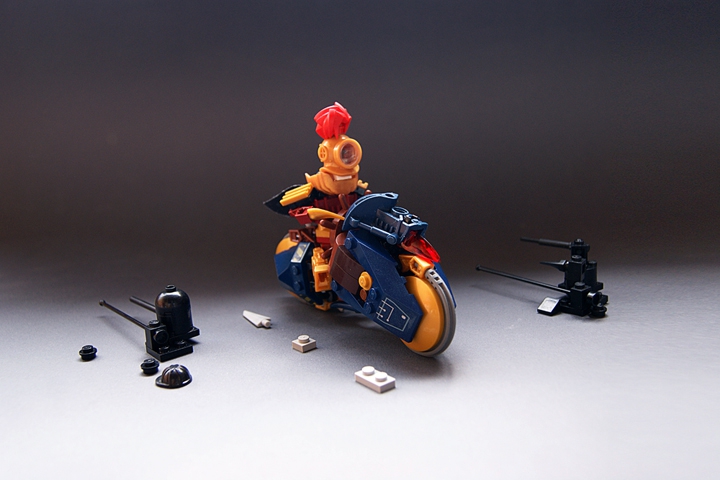 LEGO MOC - Мини-конкурс 'Lego Technic Motorcycles' - 'Вспышка' Джона Сильвера II