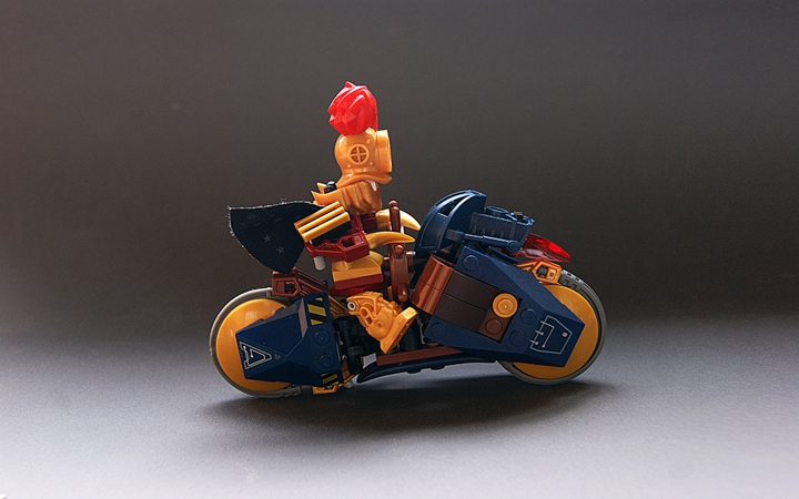 LEGO MOC - Мини-конкурс 'Lego Technic Motorcycles' - 'Вспышка' Джона Сильвера II