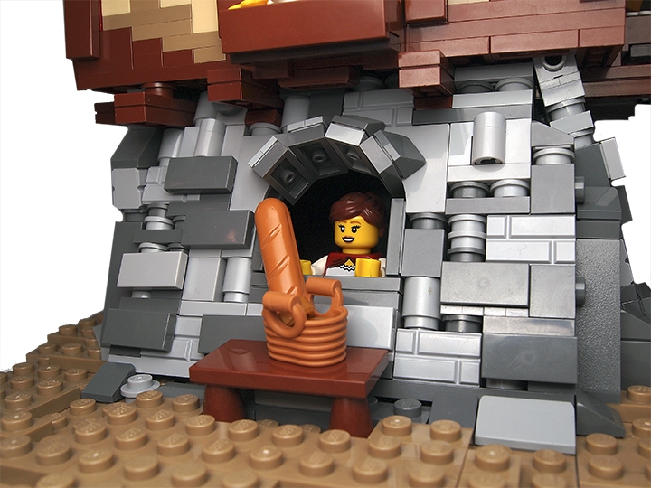 LEGO MOC - LEGO Architecture - Пекарня из воспоминаний