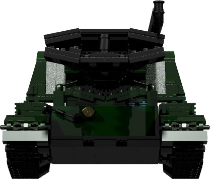 LEGO MOC - Конкурс LDD 'Военная техника XX-го века' - Газодинамический тральщик 'Прогрев-Т': 'На вопрос: куда же подевался 'монстр', только предположения: в горах затерялся, а, может, на свалке экспериментального завода.'<br />
