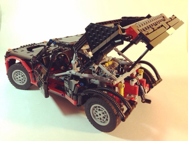LEGO MOC - Technic-конкурс 'Легковой автомобиль' - peugeot 205 t16 : и на по следок)