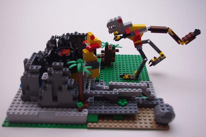 LEGO MOC - Мир Юрского периода - Один день из жизни аллозавра: -Отдай мне их!