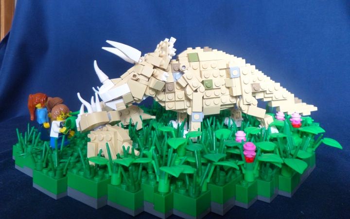 LEGO MOC - Мир Юрского периода - Встреча с трицератопсами: Всем добра!)<br />
Спасибо за внимание!