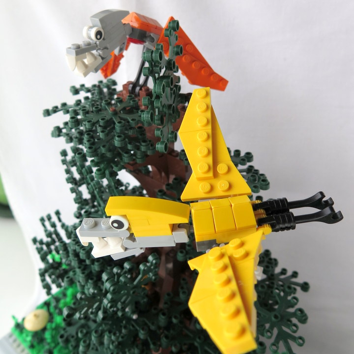 LEGO MOC - Мир Юрского периода - Три стихии: Пара птерозавров