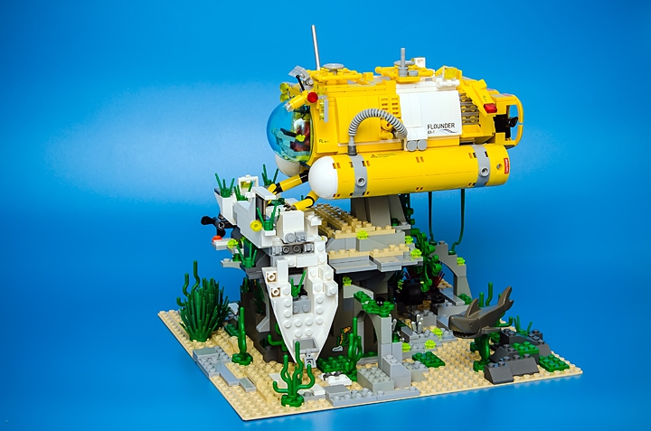 LEGO MOC - Погружение - FLOUNDER EX-1