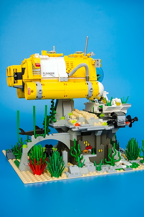 LEGO MOC - Погружение - FLOUNDER EX-1