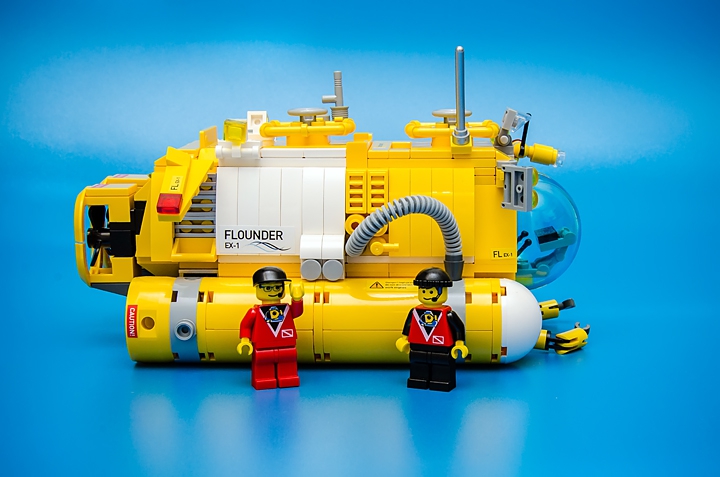 LEGO MOC - Погружение - FLOUNDER EX-1: Экипаж