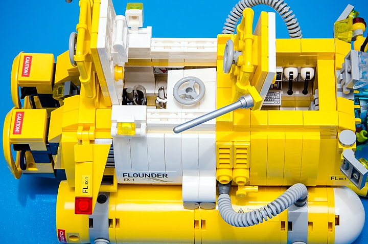 LEGO MOC - Погружение - FLOUNDER EX-1: Шлюзовой люк