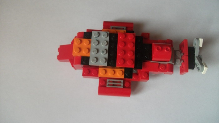 LEGO MOC - Погружение - Моя подводная лодка: Вид сверху