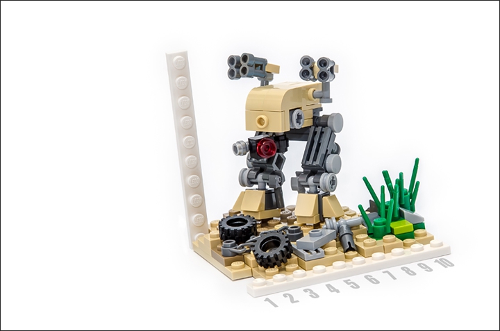 LEGO MOC - Битва Мастеров 'В кубе' - DESERT STRIKE: Техническое фото