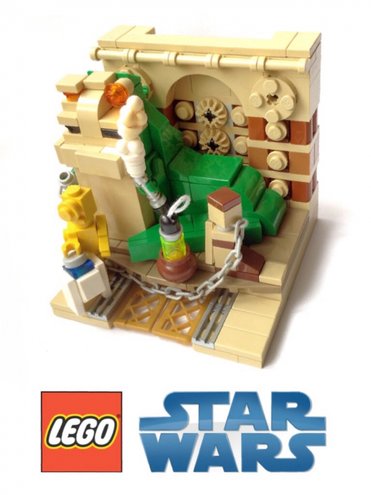 LEGO MOC - Битва Мастеров 'В кубе' - Jabba the Hutt. Star wars episode VI. Return of the Jedi 