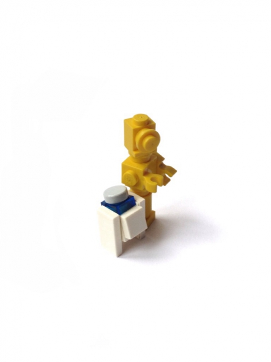 LEGO MOC - Битва Мастеров 'В кубе' - Jabba the Hutt. Star wars episode VI. Return of the Jedi : R2d2 и 3р0