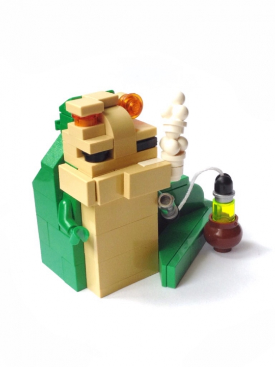 LEGO MOC - Битва Мастеров 'В кубе' - Jabba the Hutt. Star wars episode VI. Return of the Jedi : Джабба Хатт