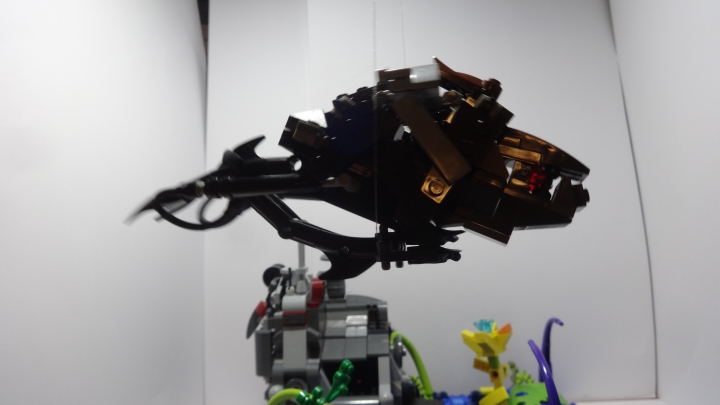 LEGO MOC - Инопланетная жизнь - Кусочек жизни на планете Скаардж: Сбоку.