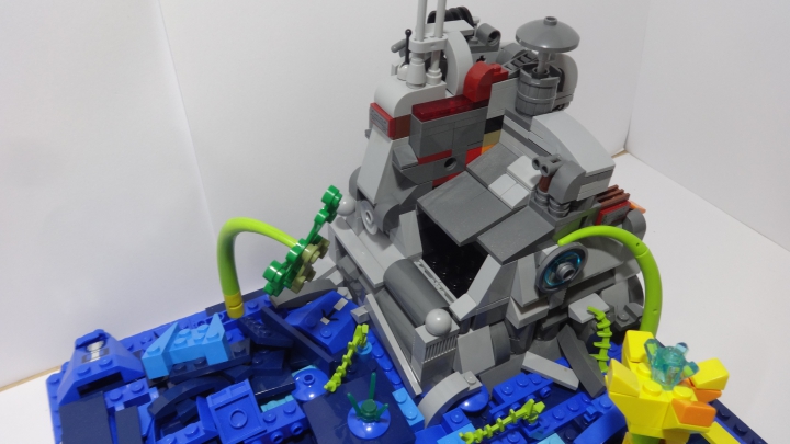 LEGO MOC - Инопланетная жизнь - Кусочек жизни на планете Скаардж: Технокумуникационный игно-билио завод.