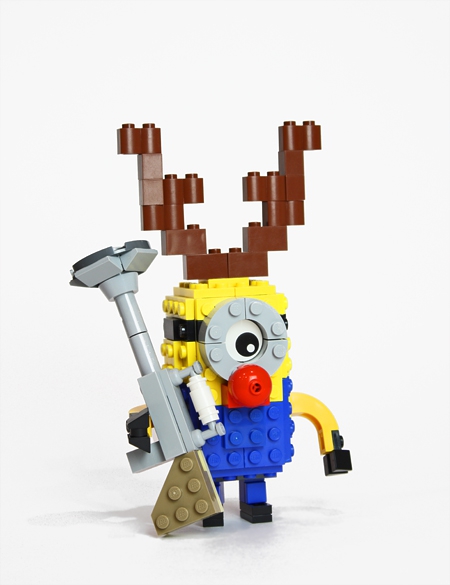 LEGO MOC - Новогодний Кубик 2016 - Гадкий Санта