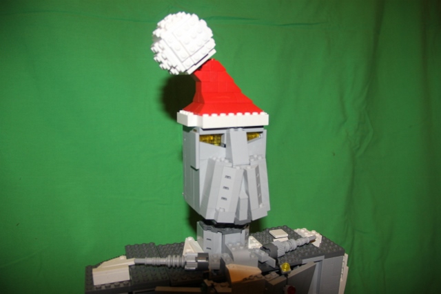 LEGO MOC - Новогодний Кубик 2016 - Дед Мороз Нуи: Портрет