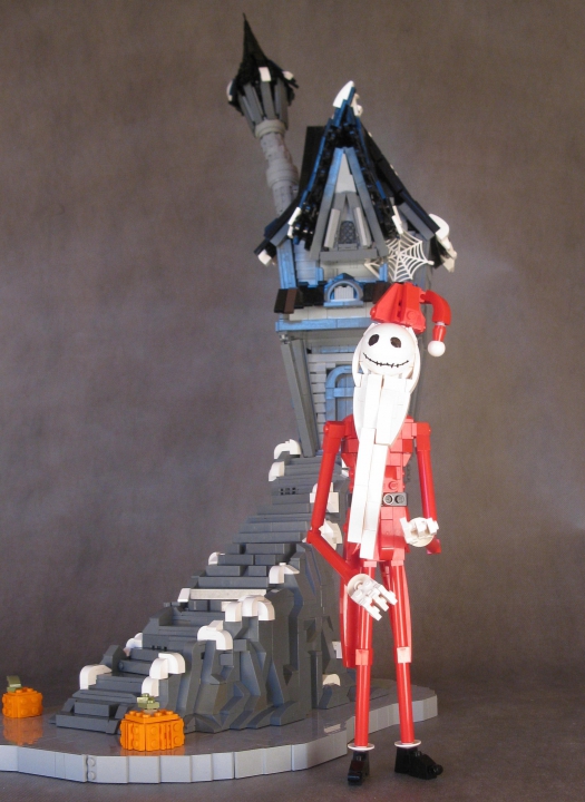 LEGO MOC - Новогодний Кубик 2016 - Джек- Повелитель Тыкв