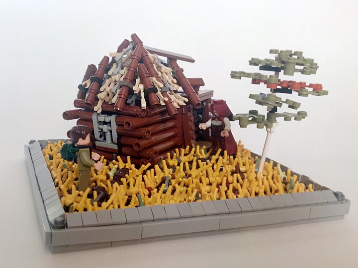 LEGO MOC - Радости и Горести Великой Победы - 'Вот мой дом родной...'