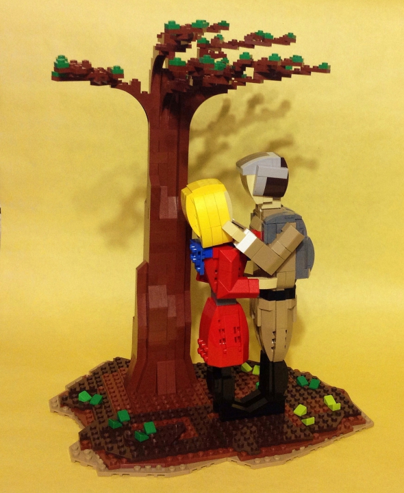 LEGO MOC - Радости и Горести Великой Победы - Живой. Вернулся. Дождалась.