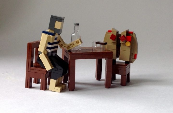 LEGO MOC - Радости и Горести Великой Победы - Служили два товарища. Один на флоте, другой в пехоте. Версия.