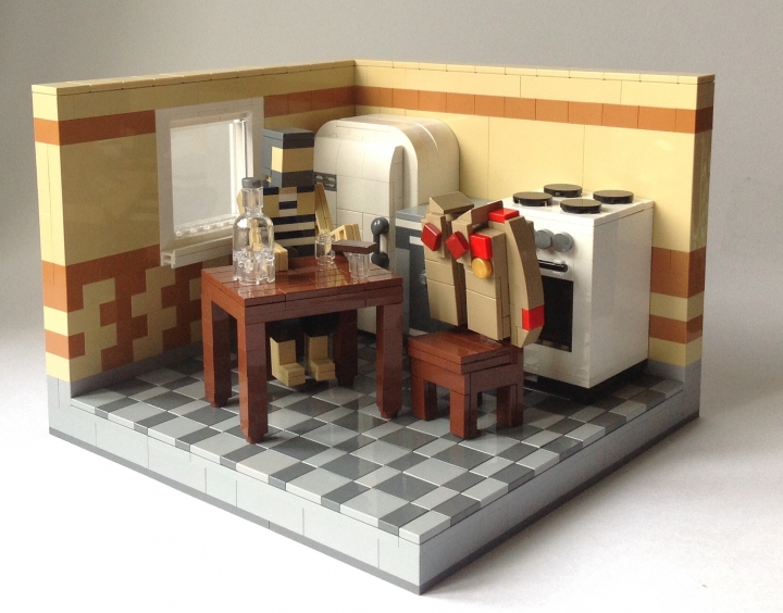 LEGO MOC - Радости и Горести Великой Победы - Служили два товарища. Один на флоте, другой в пехоте. Версия.