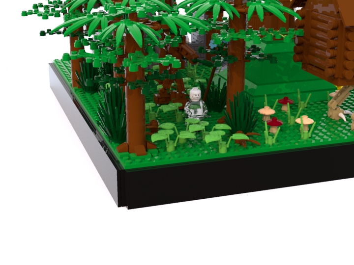 LEGO MOC - Чудеса русских сказок - ...Одну я помню сказку эту.Поведаю теперь я свету... : Там лес и дол видений полны