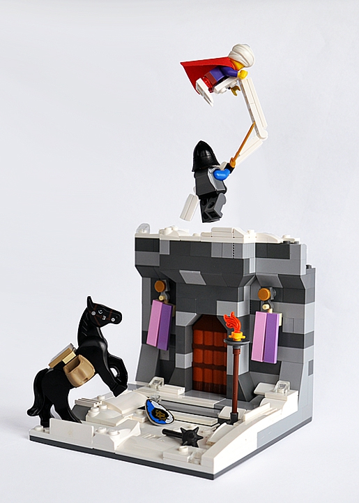 LEGO MOC - Чудеса русских сказок - Колдун унес богатыря