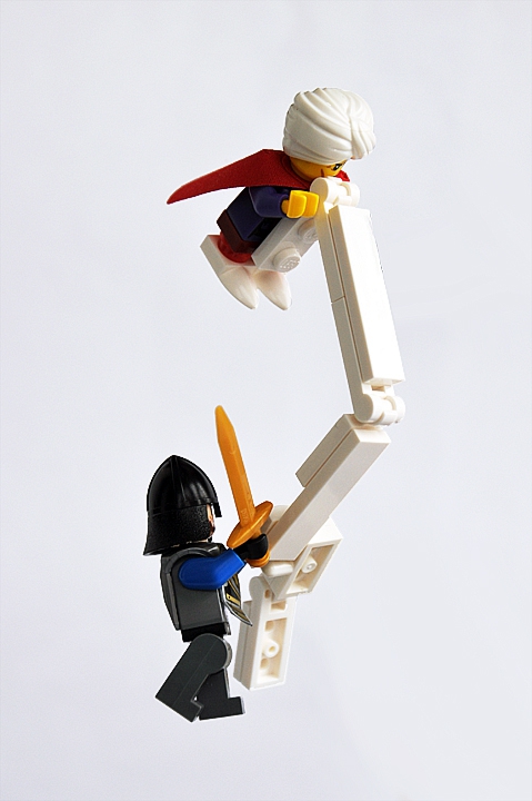 LEGO MOC - Чудеса русских сказок - Колдун унес богатыря