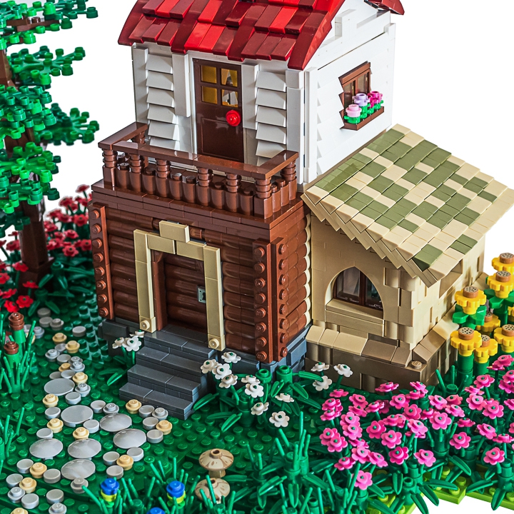 LEGO MOC - Чудеса русских сказок - Теремок: вид 4
