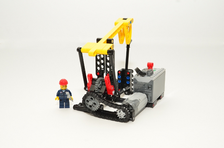 LEGO MOC - Битва Мастеров 2016 - Станок-качалка для нефтедобывающей скважины