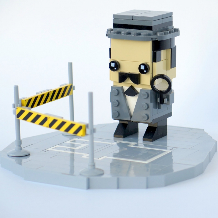 LEGO MOC - Конкурс Детективов - Brick Detective: Самый знаменитый детектив прибыл на место преступления.