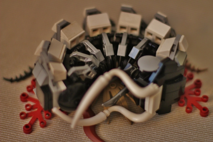 LEGO MOC - Фантастические твари и кто их фантазирует - Буйволиный Кракс: Буйволиный Кракс в спячке.