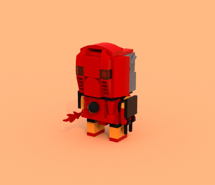 LEGO MOC - 16x16: Чиби - Таху Мата в стиле BrickHeadz.