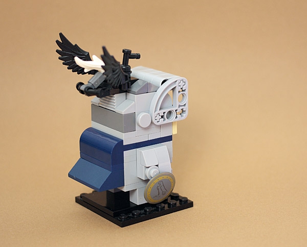 LEGO MOC - 16x16: Чиби - РЫЦАРЬ.: И с синим плащом.