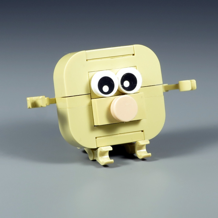 LEGO MOC - 16x16: Чиби - Babushka, Dedushka & Kolobok: </i>'We have a bread-boy! Kolobok!'<br><i><br />
('У нас есть хлебный малыш! Колобок!')