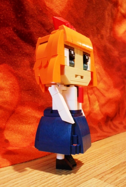 LEGO MOC - 16x16: Чиби - Школьница Цундэрэ