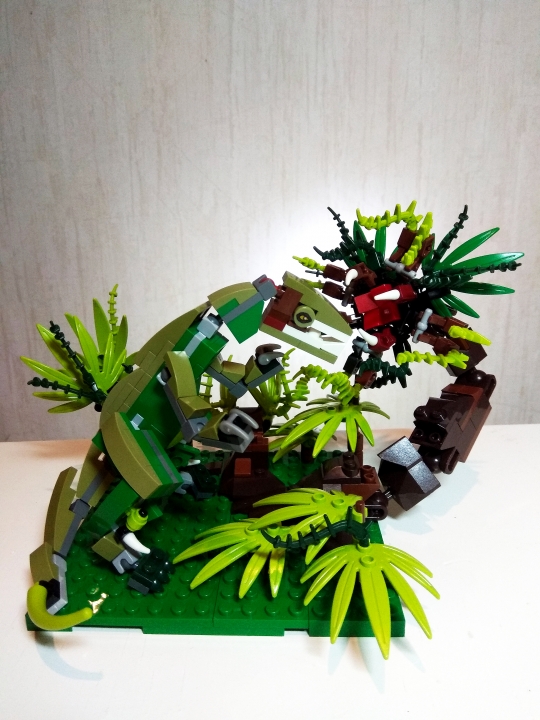 LEGO MOC - 16x16: Поединок - Доисторический Поединок