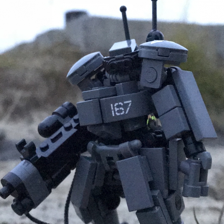 LEGO MOC - 16x16: Микро - BMS-1/M-3 Battle Mech Suit-1 Modificaton-3