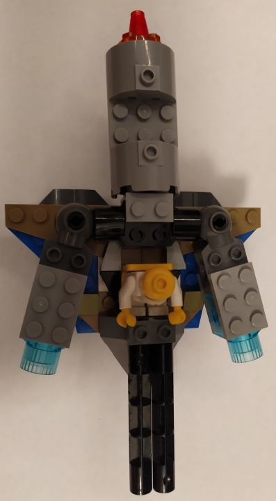 LEGO MOC - 16x16: Микро - Истребитель 