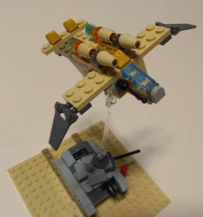 LEGO MOC - 16x16: Микро - Валькирия и химера.: Валькирия.