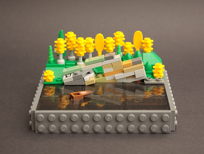 LEGO MOC - 16x16: Микро - Каменные ворота: <br />