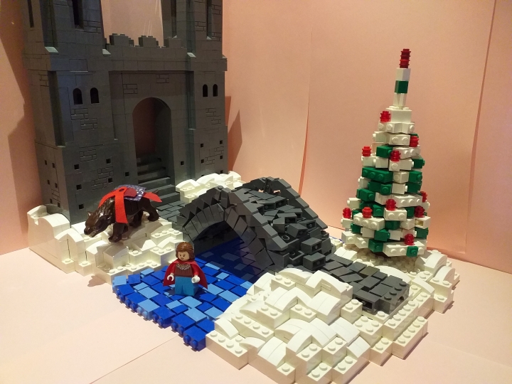 LEGO MOC - Новогодний Кубик 2020 - Красавица и Чудовище. Чудесное Рождество