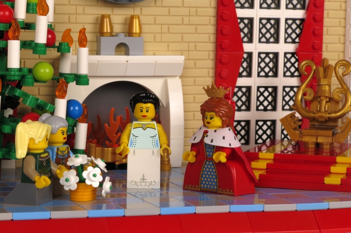 LEGO MOC - Новогодний Кубик 2020 - Новогодние подснежники: Королева: Вот это настоящие цветы!